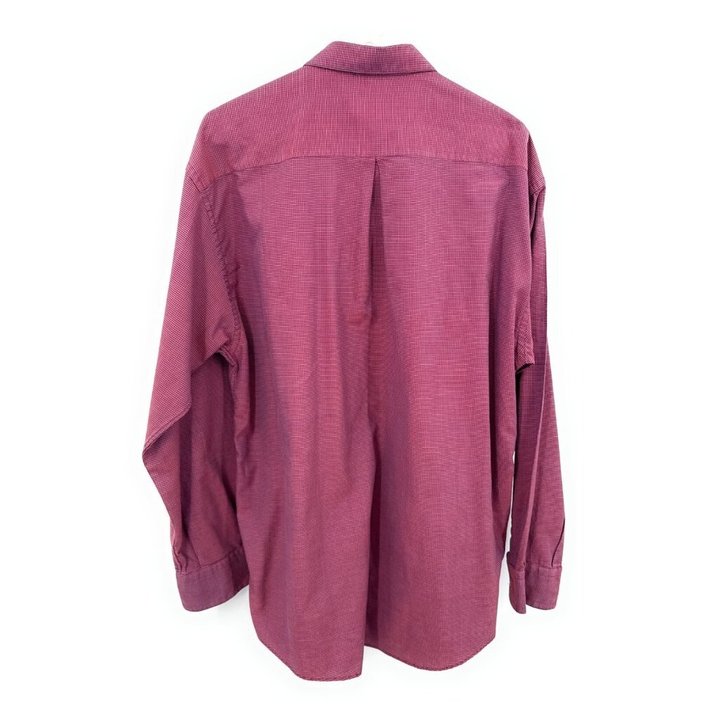 Gitman Bros Mens‎ Long Sleeve Shirt Red Size XL - Picture 4 of 5